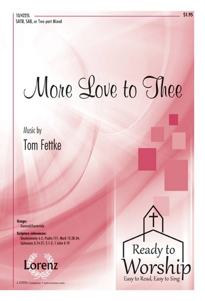 More Love To Thee